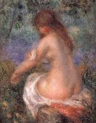 Pierre Auguste Renoir batber oil painting on canvas
